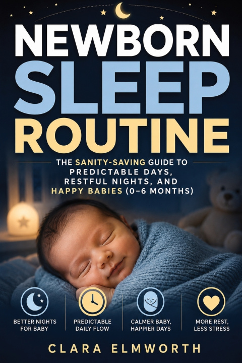 Kniha Newborn Sleep Routine Clara Elmworth