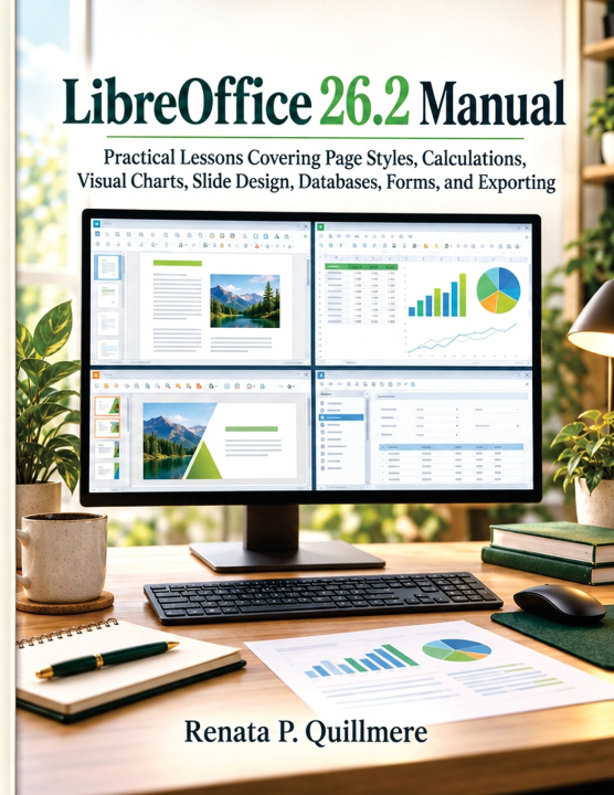 Kniha LibreOffice 26.2 Manual Renata P. Quillmere