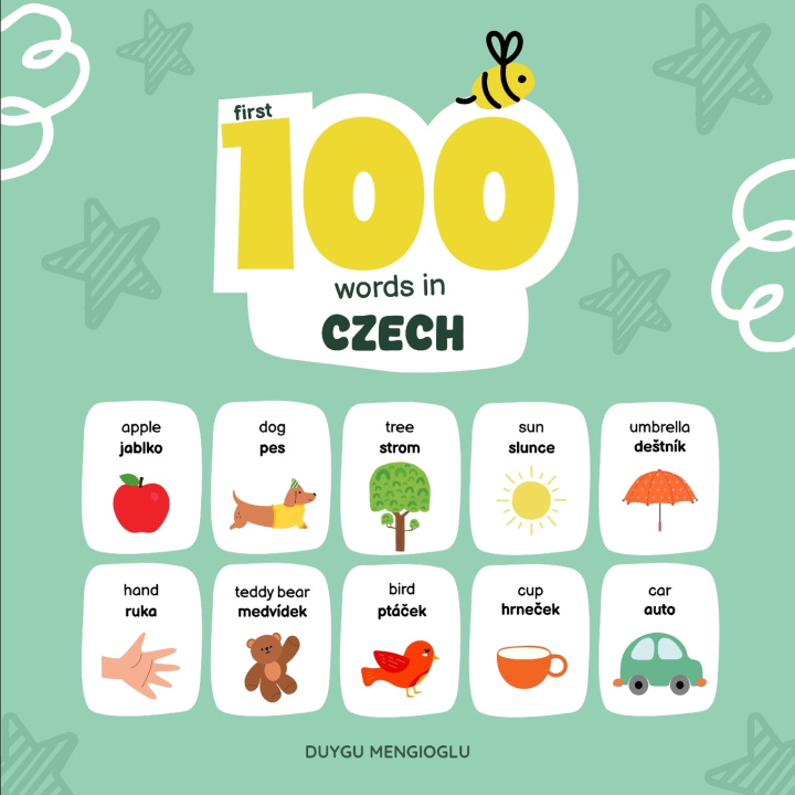 Książka First 100 Words in Czech Duygu Mengioglu