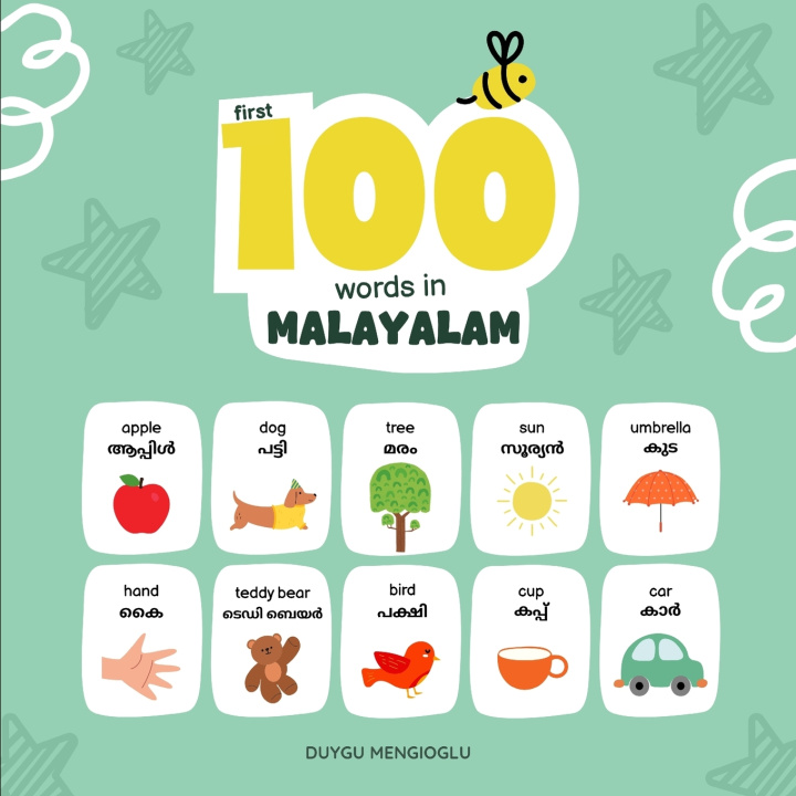 Könyv First 100 Words in Malayalam Duygu Mengioglu
