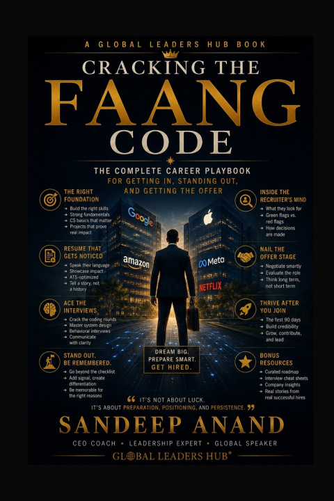 Książka Cracking the FAANG Code Sandeep Anand