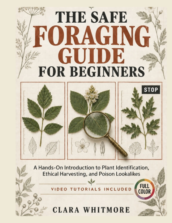 Libro THE SAFE FORAGING GUIDE FOR BEGINNERS Clara Whitmore