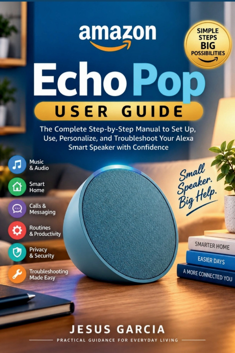 Livro Amazon Echo Pop User Guide Jesus Garcia