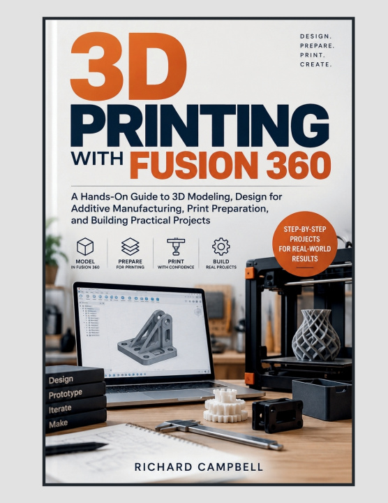 Kniha 3D Printing with Fusion 360 Richard Campbell