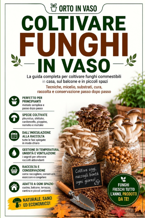 Knjiga Coltivare Funghi in Vaso Roberto Beozzo