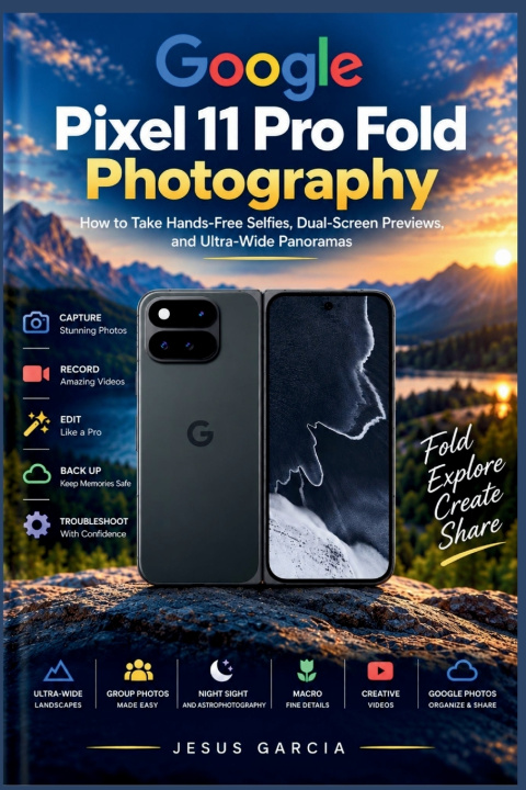 Kniha Google Pixel 11 Pro Fold Photography User Guide Jesus Garcia