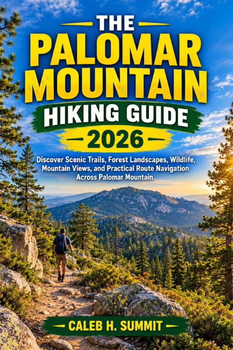 Książka THE PALOMAR MOUNTAIN HIKING GUIDE 2026 CALEB H. SUMMIT