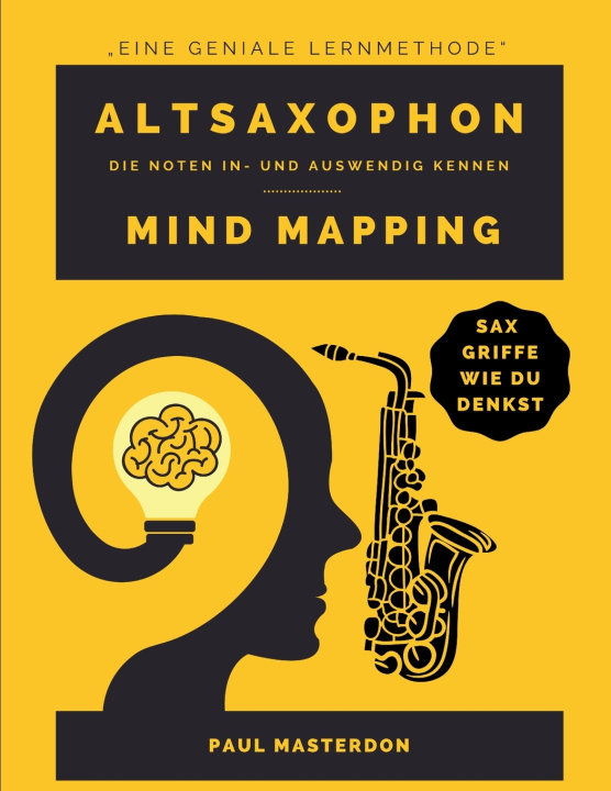 Boek Altsaxophon Mind Mapping Paul Masterdon