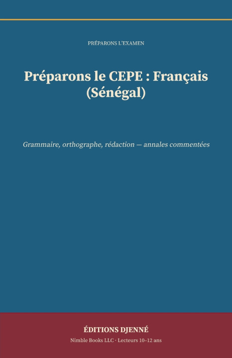 Book Préparons le CEPE Seydou Koné