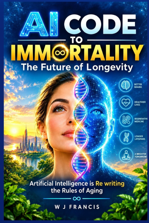 Książka AI Code to Immortality - The Future of Longevity W J Francis