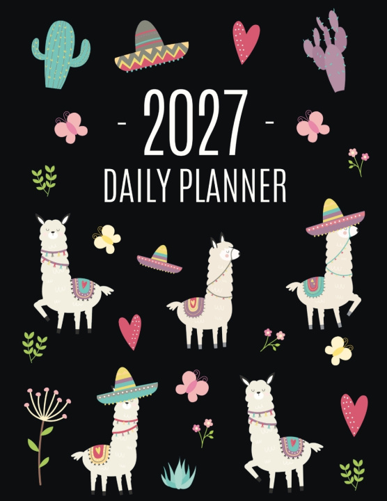 Libro Llama Planner 2027 Happy Oak Tree Press