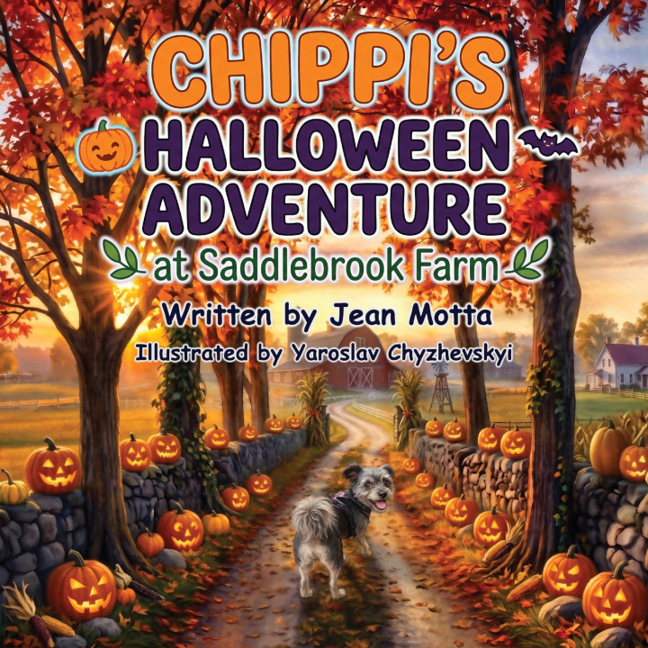 Książka Chippi's Halloween Adventure at Saddlebrook Farm Jean Motta