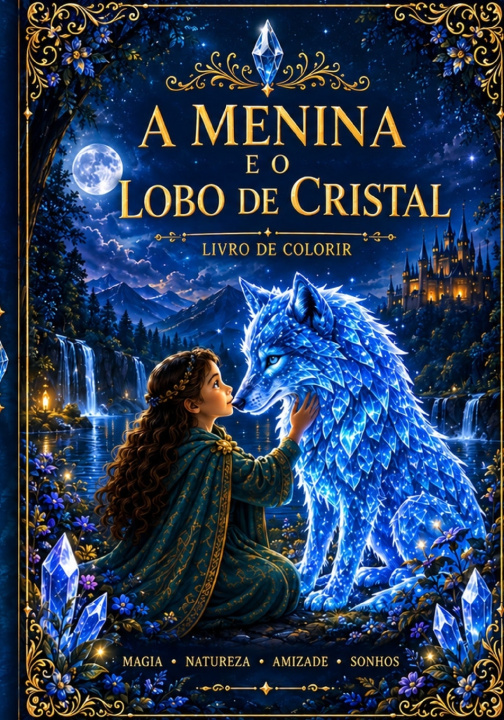Book A Menina e o Lobo de Cristal SAULO VARGAS