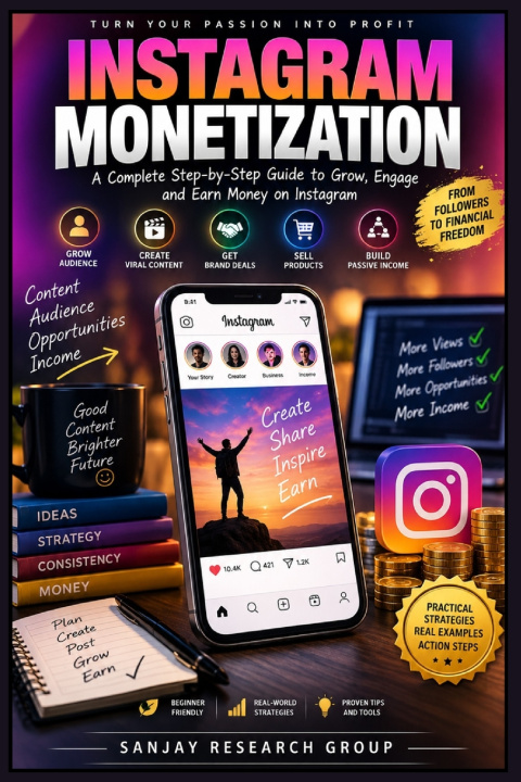 Knjiga Instagram Monetization Sanjay Mandavi