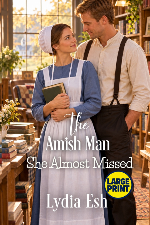 Książka The Amish Man She Almost Missed Large Print Lydia Esh