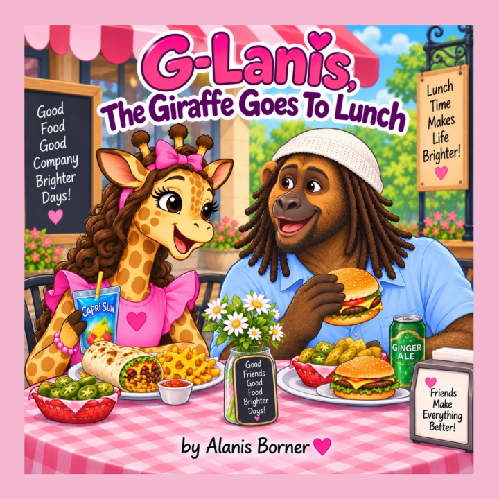 Kniha G-Lanis, The Giraffe Goes to Lunch Alanis N. Borner