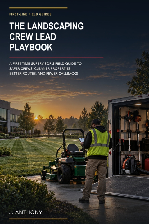 Książka The Landscaping Crew Lead Playbook J. Anthony