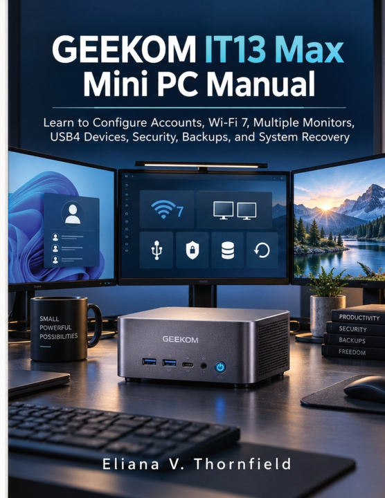 Libro GEEKOM IT13 Max Mini PC Manual Eliana V. Thornfield