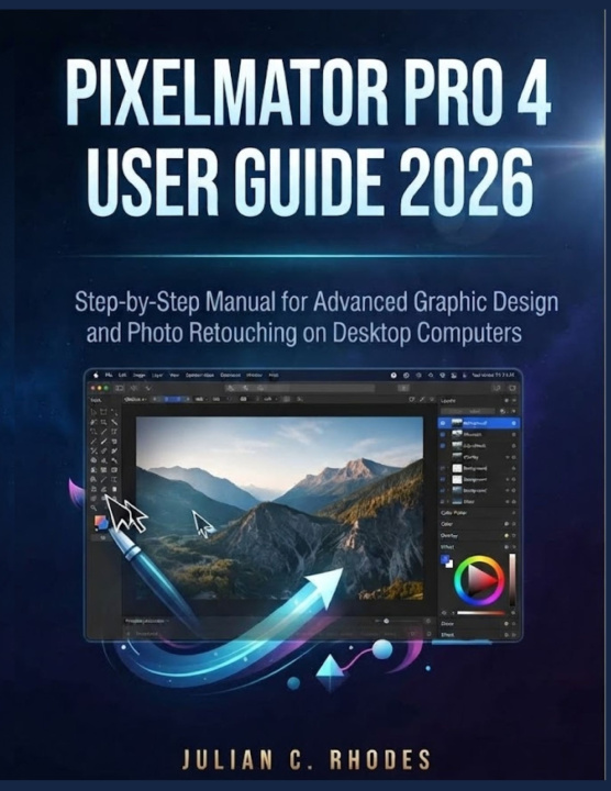 Książka PIXELMATOR PRO 4 USER GUIDE 2026 JULIAN C. RHODES