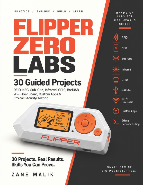 Βιβλίο FLIPPER ZERO LABS Zane Malik