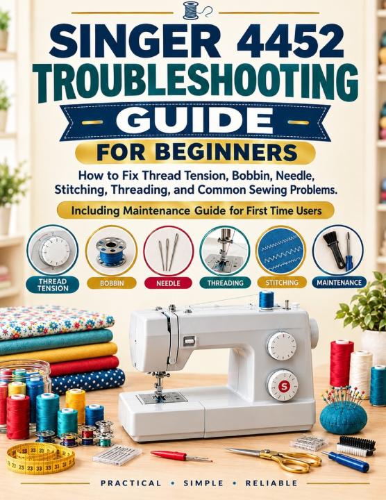 Knjiga SINGER 4452 TROUBLESHOOTING GUIDE FOR BEGINNERS Clara Whitmore