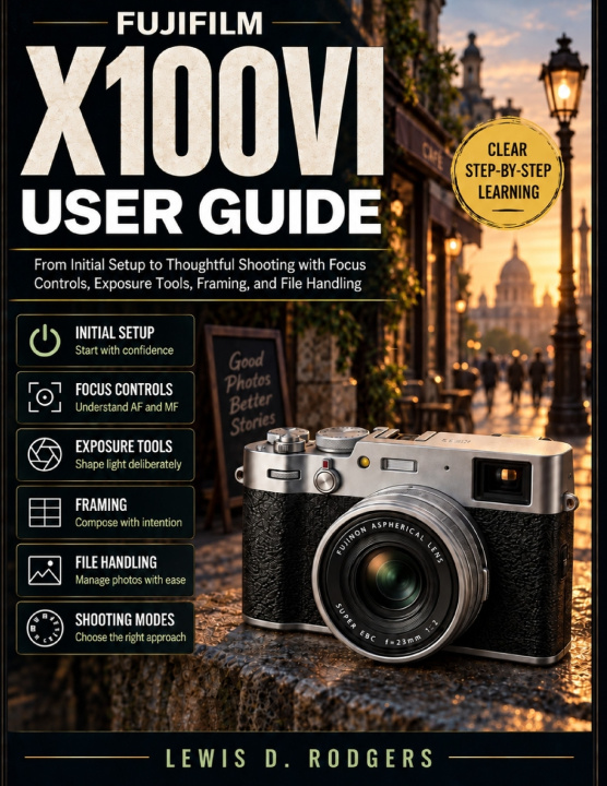 Kniha Fujifilm X100vi User Guide Lewis D. Rodgers