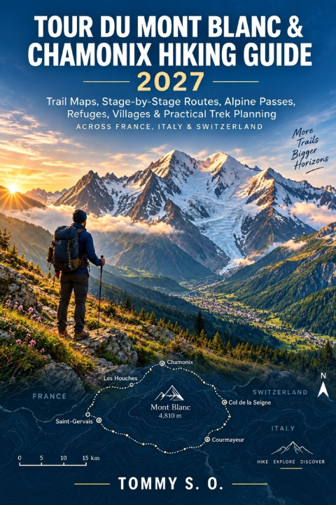 Книга Tour du Mont Blanc & Chamonix Hiking Guide 2027 TOMMY S. O.