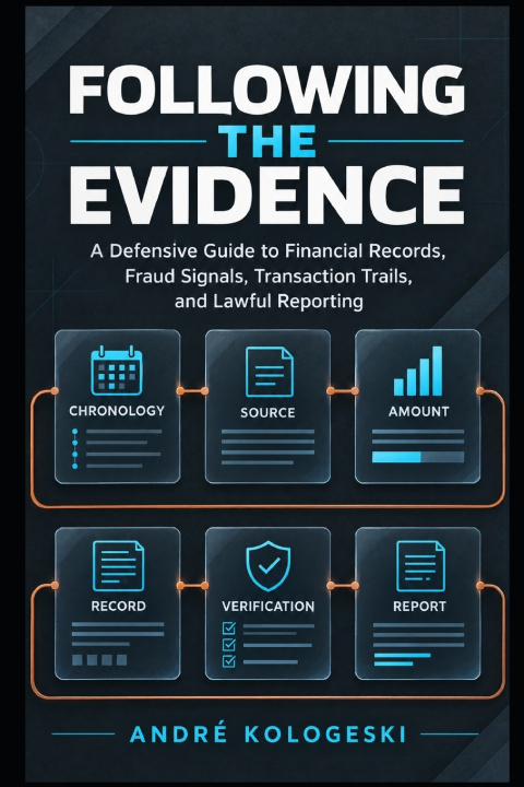 Carte FOLLOWING THE EVIDENCE André Kologeski