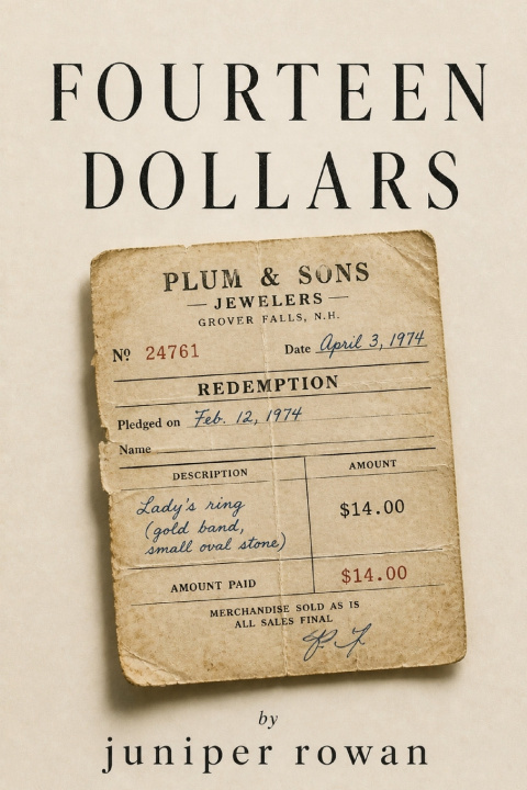Kniha Fourteen Dollars Juniper Rowan