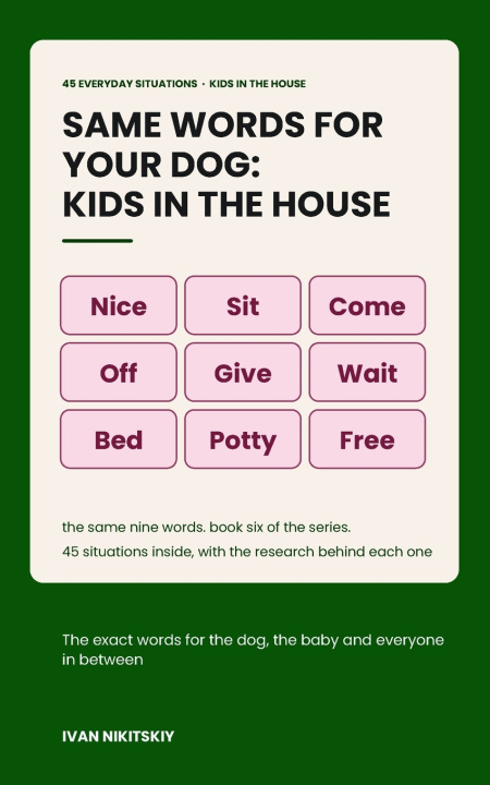 Książka Same Words for Your Dog Ivan Nikitskiy