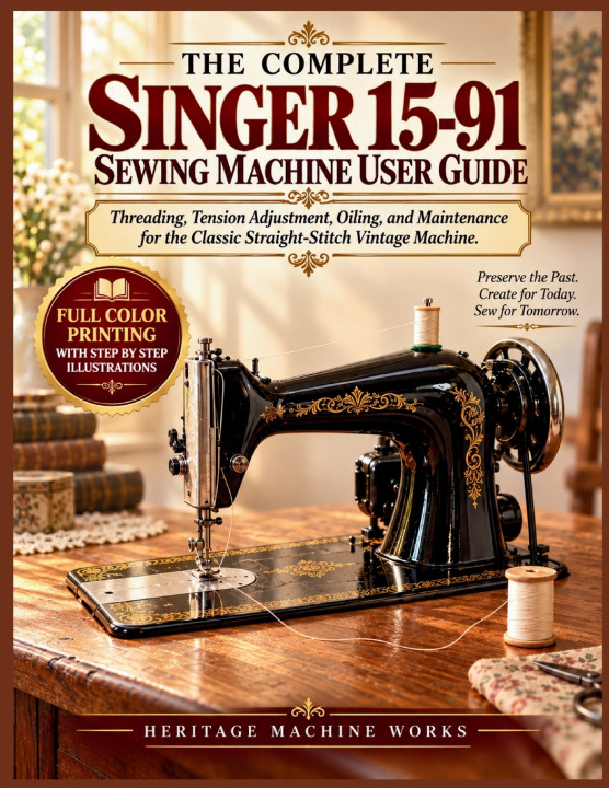 Carte THE COMPLETE SINGER 15-91 SEWING MACHINE USER GUIDE Heritage Machine Works