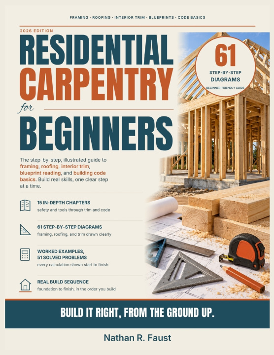 Carte Residential Carpentry for Beginners NATHAN R. FAUST