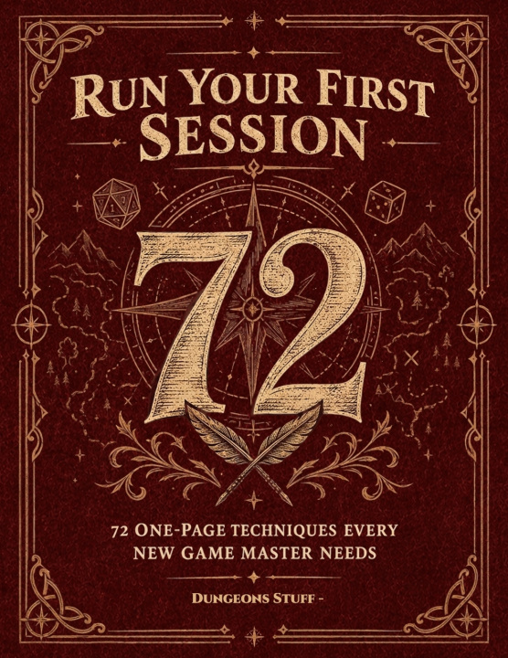 Libro Run Your First Session Dungeons Stuff