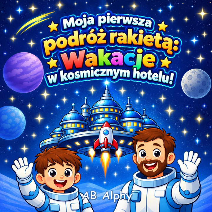 Knjiga Moja pierwsza podróż rakietą AB Alphy