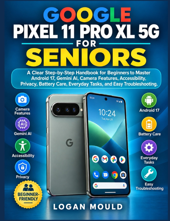 Knjiga GOOGLE PIXEL 11 PRO XL 5G FOR SENIORS Logan Mould