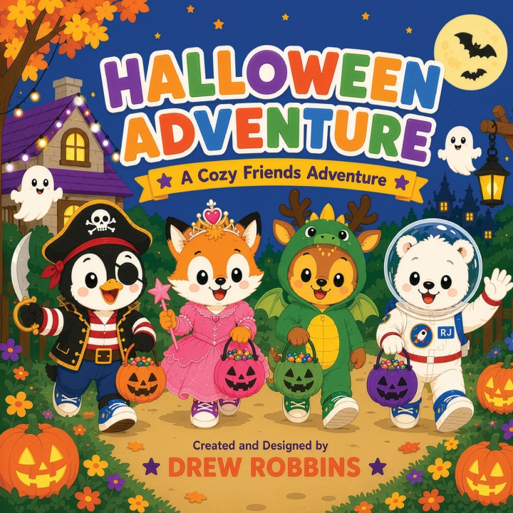 Kniha Halloween Adventure Drew Robbins