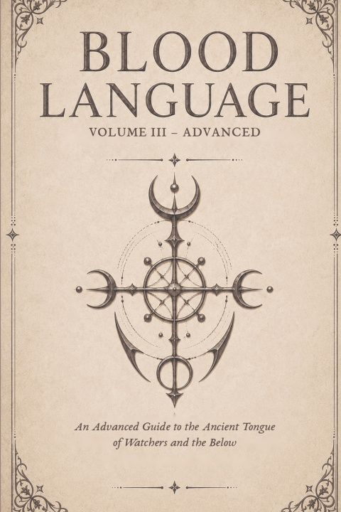 Libro Blood Language VOL III - Advanced MosaicRay Cross