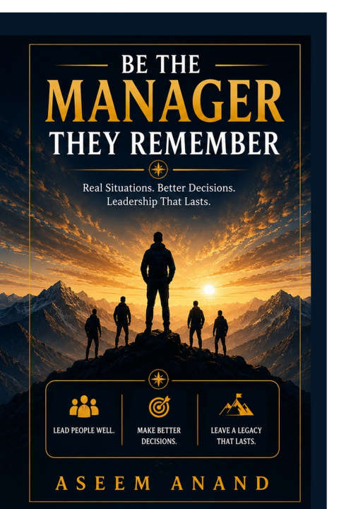 Buch Be The Manager They Remember Aseem Anand