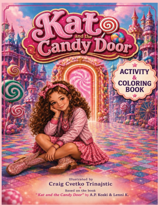 Książka Kat and the Candy Door Activity & Coloring Book Craig C. Trinajstic