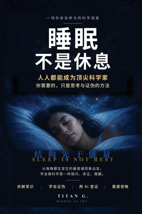 Livro 睡眠不是休息 Titan G.