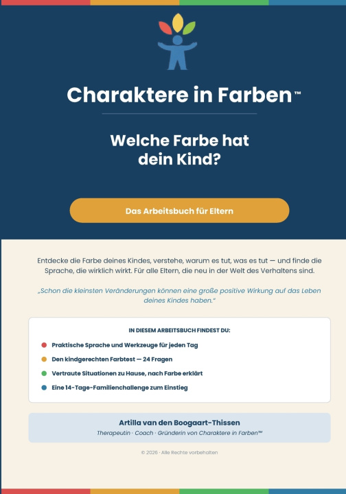 Kniha Charaktere in Farben Artilla van den Boogaart-Thissen