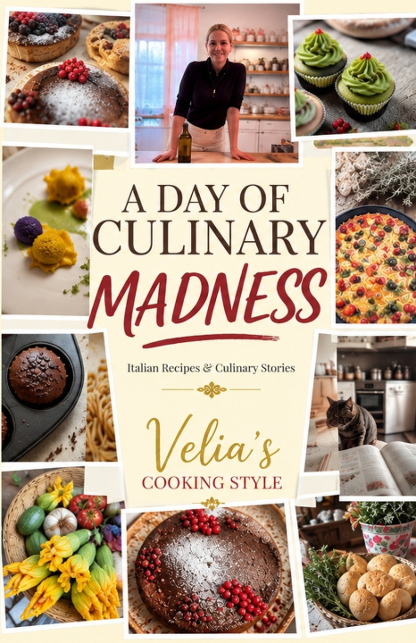Libro A day of culinary madness Velia de angelis