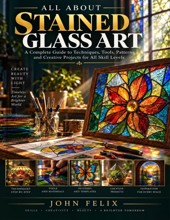 Kniha ALL ABOUT STAINED GLASS ART JOHN FELIX