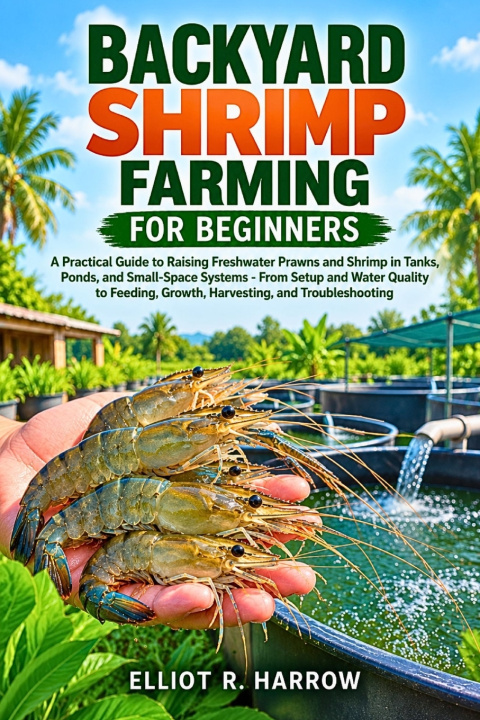 Książka BACKYARD SHRIMP FARMING FOR BEGINNERS Elliot E. Harrow