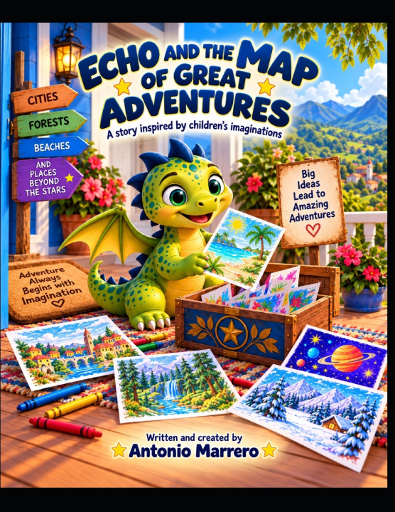 Kniha Echo and the Map of Great Adventures Antonio Marrero