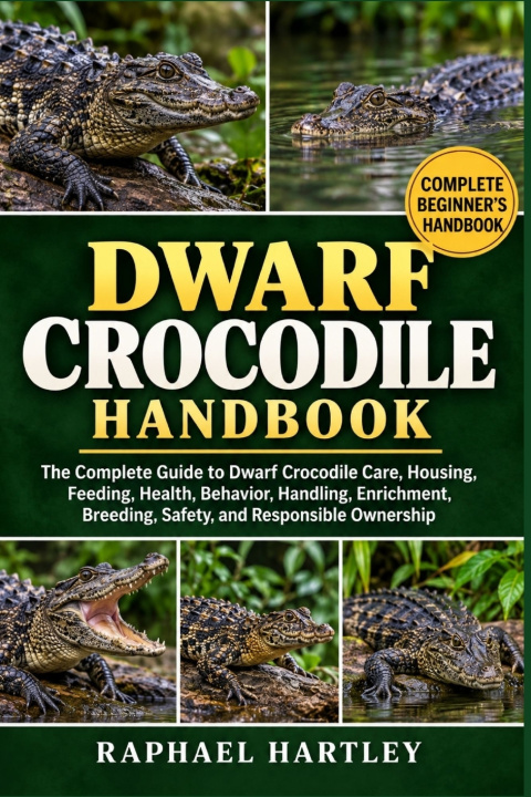 Kniha DWARF CROCODILE HANDBOOK RAPHAEL HARTLEY