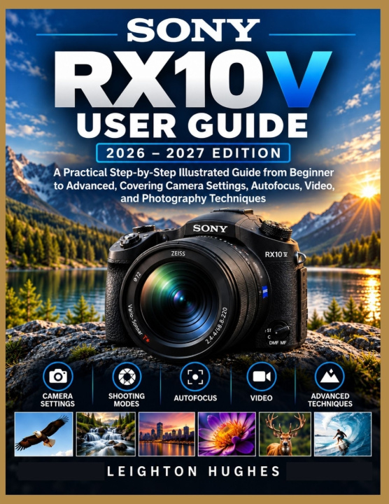 Βιβλίο SONY RX10 V USER GUIDE (2026-2027 EDITION) Leighton Hughes