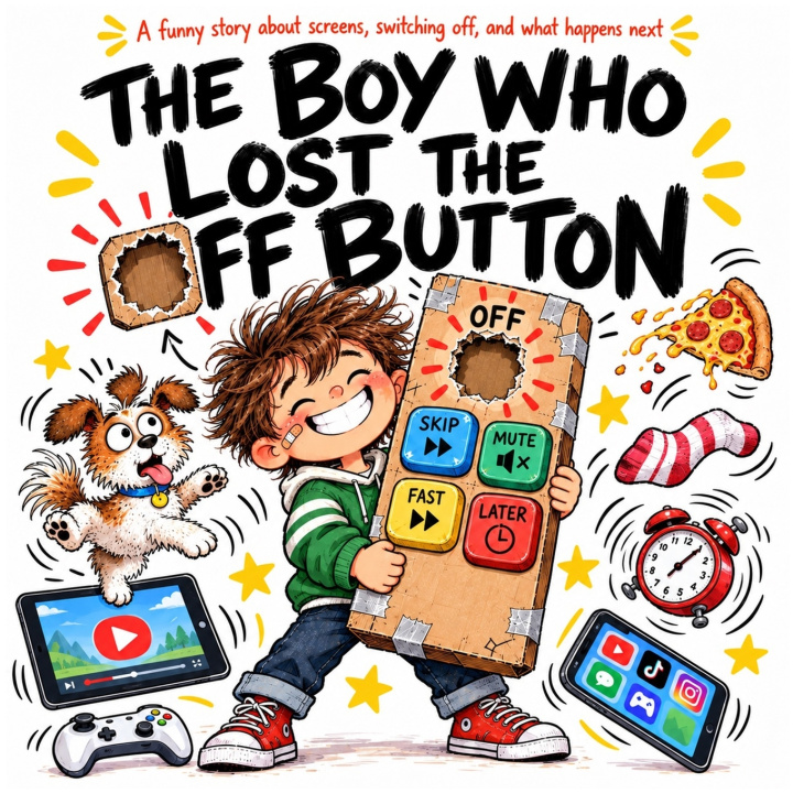 Carte The Boy Who Lost the Off Button Doodlumi Press