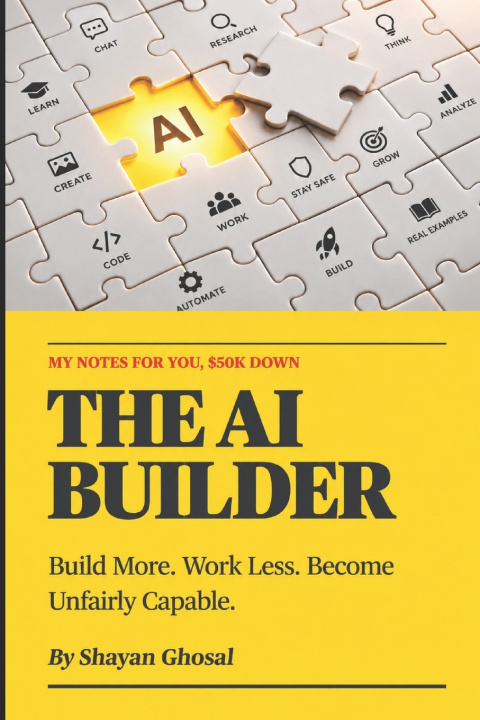 Libro THE AI BUILDER Shayan Ghosal