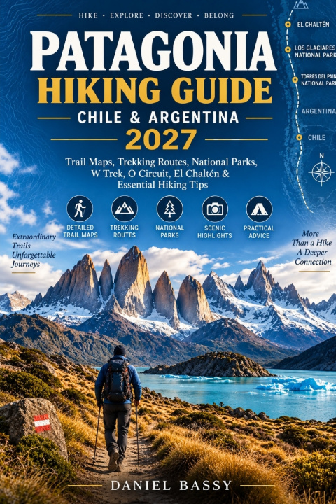Książka PATAGONIA HIKING GUIDE 2027 DANIEL BASSY